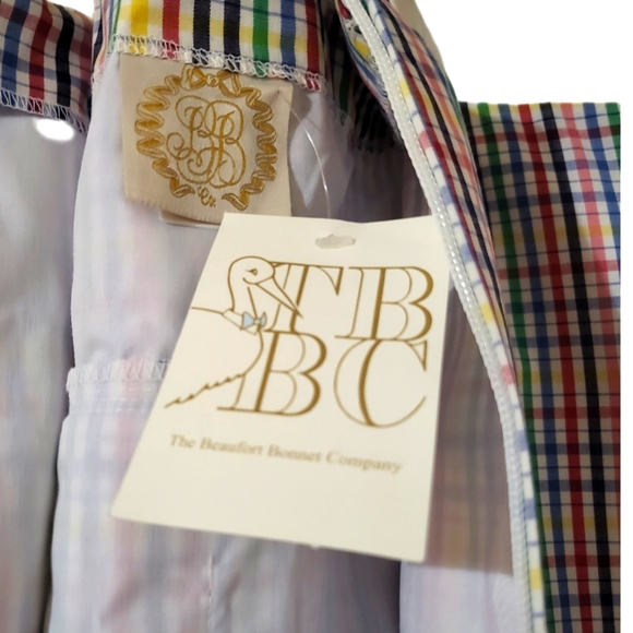 TBBC The Beaufort Bonnet Company Garment Bag (Color) Paint Set Plaid/Navy - Picture 4 of 4